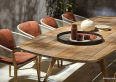 Tuinset van Royal Botania in de populaire terracotta-kleur.